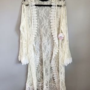 Lace robe XL